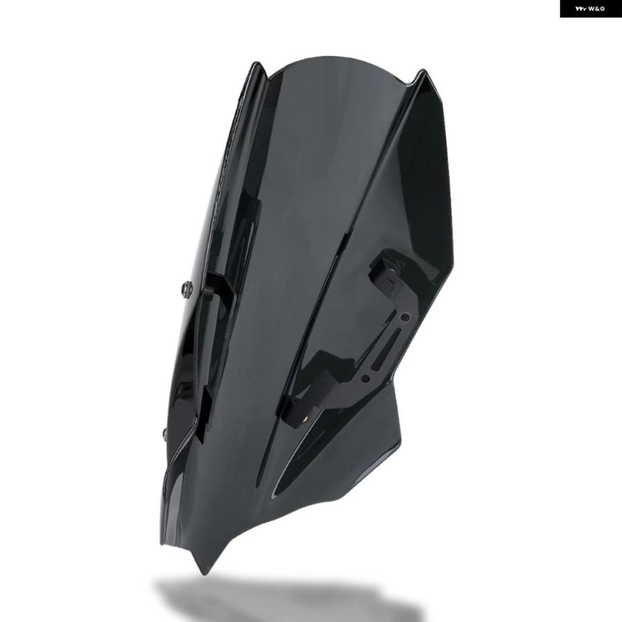 並行輸入品Z250 ABS Z400 ウインドシールド オートバイ バイク ウインドシールド ブラケット ウインドスクリーン カワサキ Z 250 400 2019-24の画像