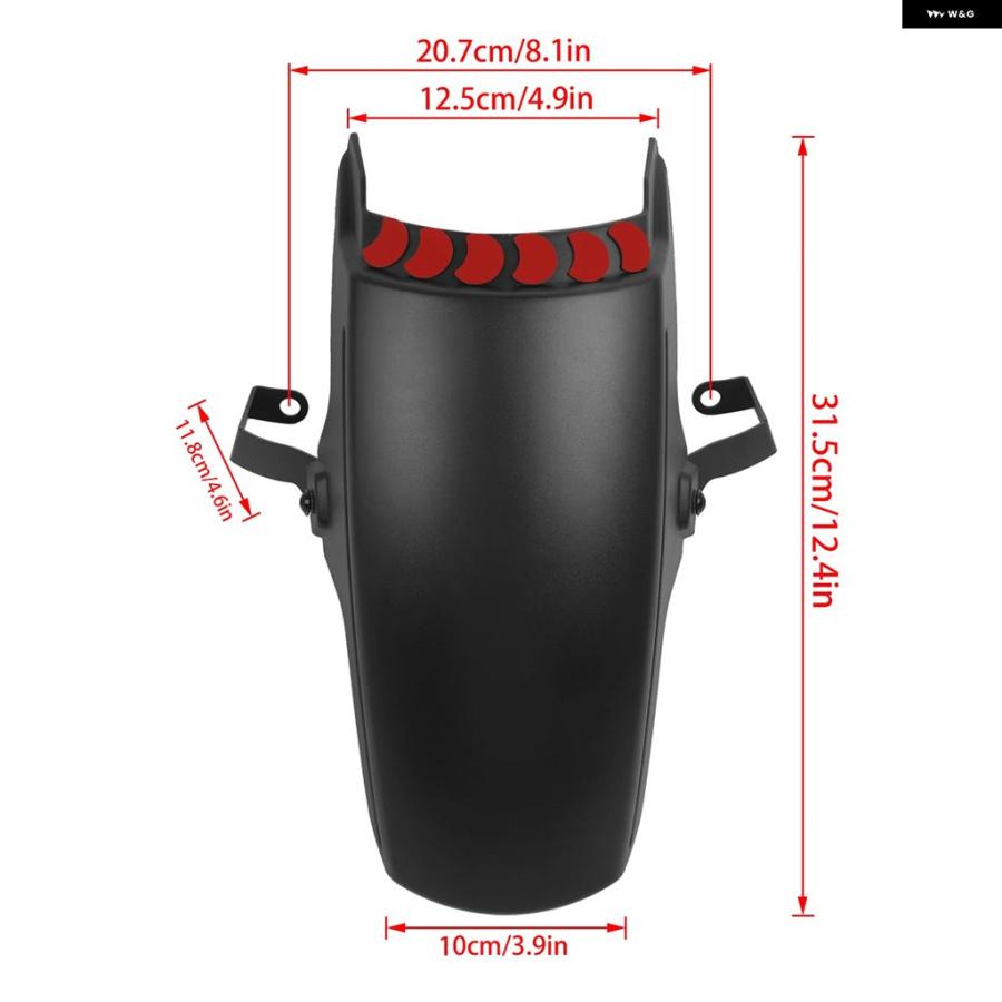 並行輸入品TIGER 850 SPORT 2021-2024 TIGER900 GT PRO LOW 2020-2024 オートバイ バイク フロントフェンダーエクステンダー マッドガードの画像