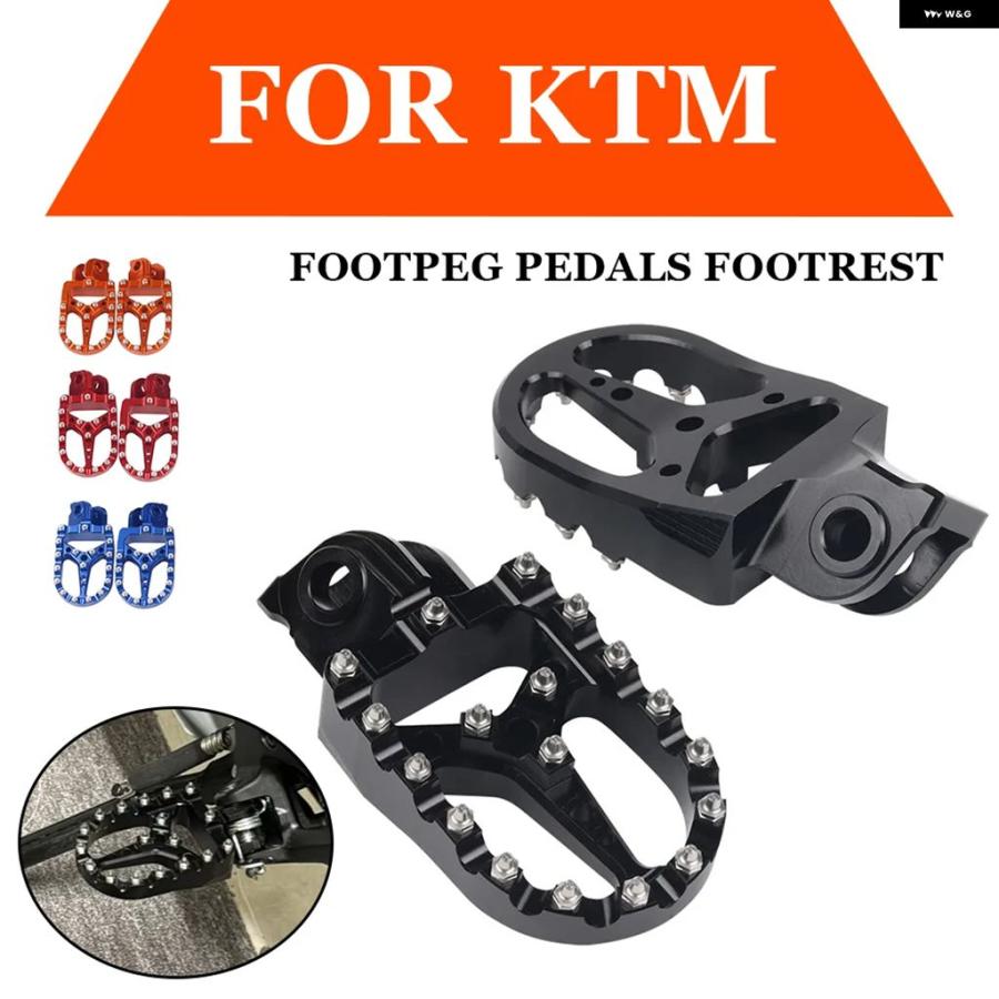 並行輸入品オートバイ バイク CNC フットペグ ペダル フットレスト KTM