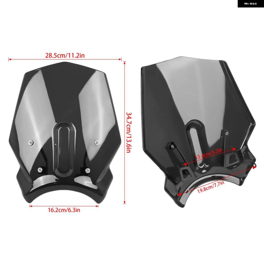 並行輸入品125R オートバイ バイク 風防 風防 フェアリング 風防デフレクター ホンダ CB300R 2018-2025 CB125R CB250R 2018-2023の画像