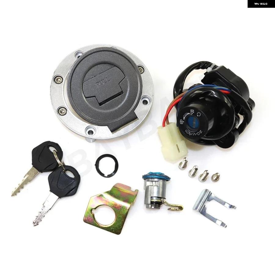 並行輸入品オートバイ バイク イグニッション スイッチ 燃料ガスキャップ シートロック キーセット ヤマハ YZF-R1 2004-2015 YZFR6 2006-2010-16の画像