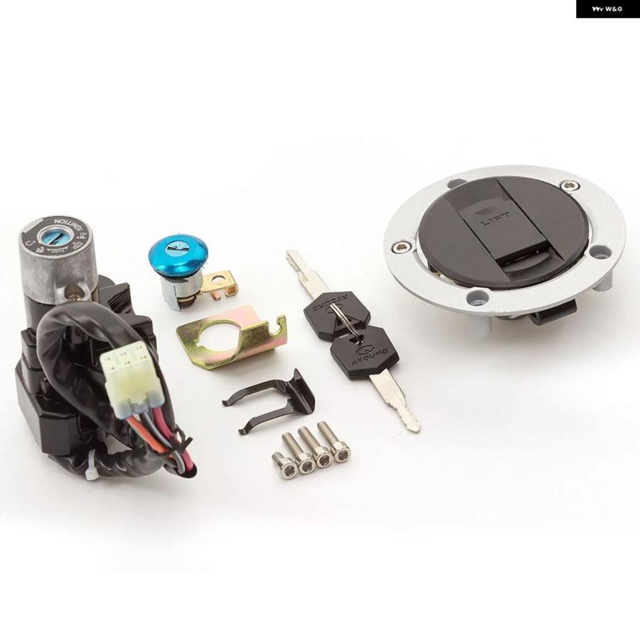 並行輸入品スズキ GSXR GSX-R 600 750 GSXR600 GSXR750 2004 2005 オートバイ バイク 燃料ガスキャップ シートロック イグニッション スイッチ キーの画像