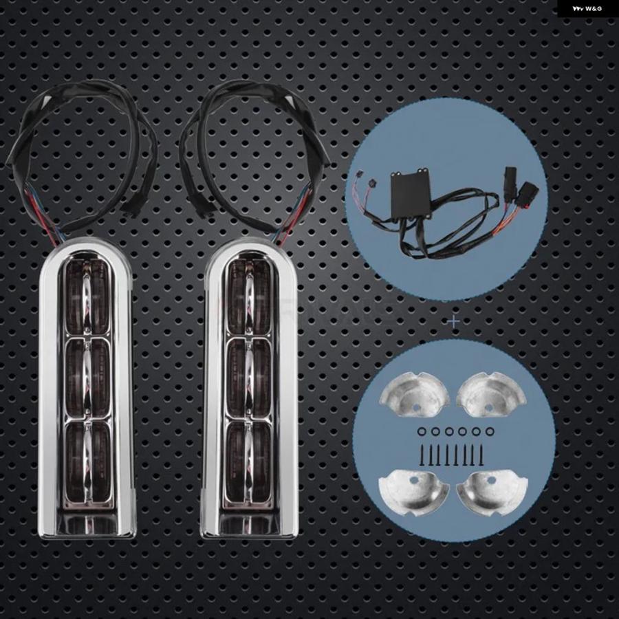 並行輸入品オートバイ バイク サドルバッグ LED フィラー インサート ランブレーキ テールライト ハーレー ツーリング FLTRU ロードグライド ウルトラ 2の画像