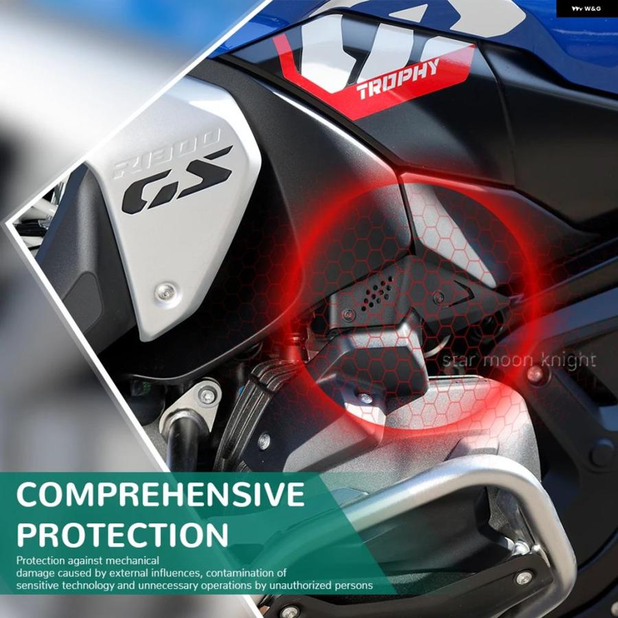 並行輸入品オートバイ バイク アクセサリー BMW R1300GS 2023 2024 スロットルボディ プロテクター カバー キット スロットル左右 バルブ キャップの画像