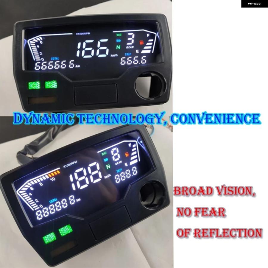並行輸入品ホンダ CG110-CG110N デジタルメーター アセンブリ オートバイ バイク スピード メーター オドメーター 回転数 37200-398-971の画像