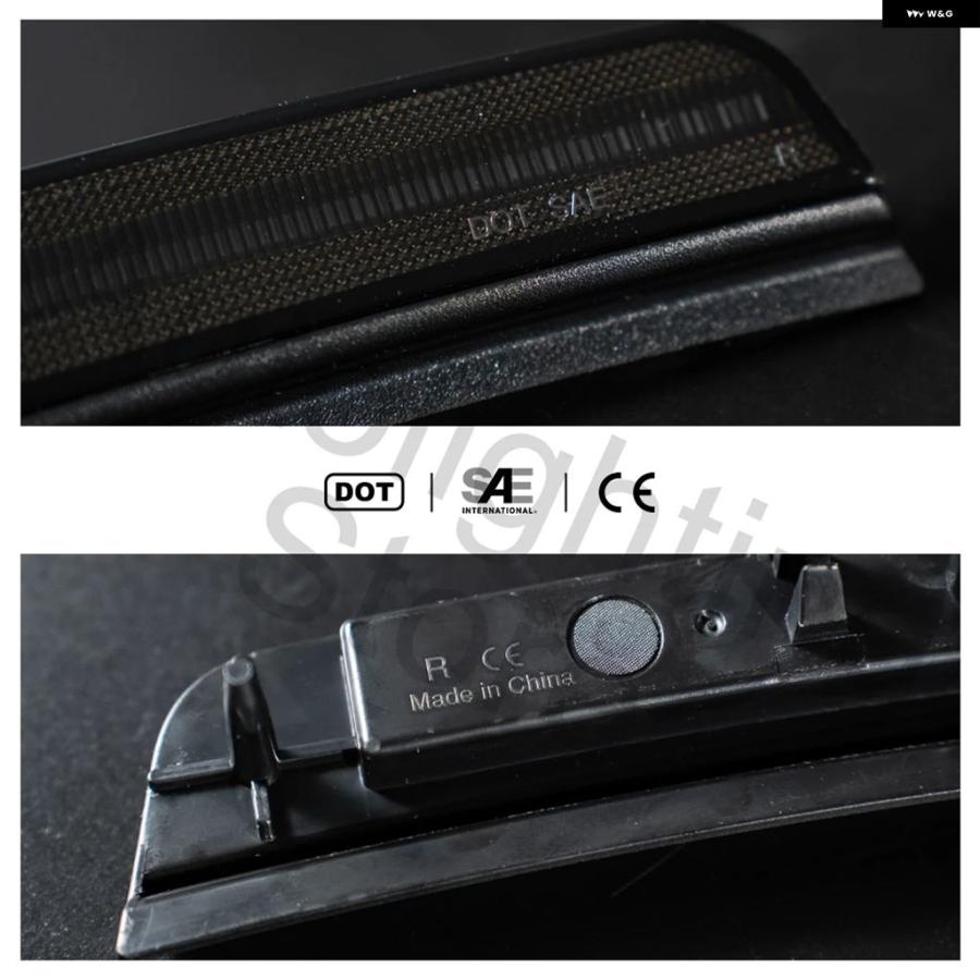 並行輸入品2X フロントホイールサイド マーカーライト JEEP GRAND CHEROKEE L WL 2021-24 ウィンカーライト アクセサリーの画像