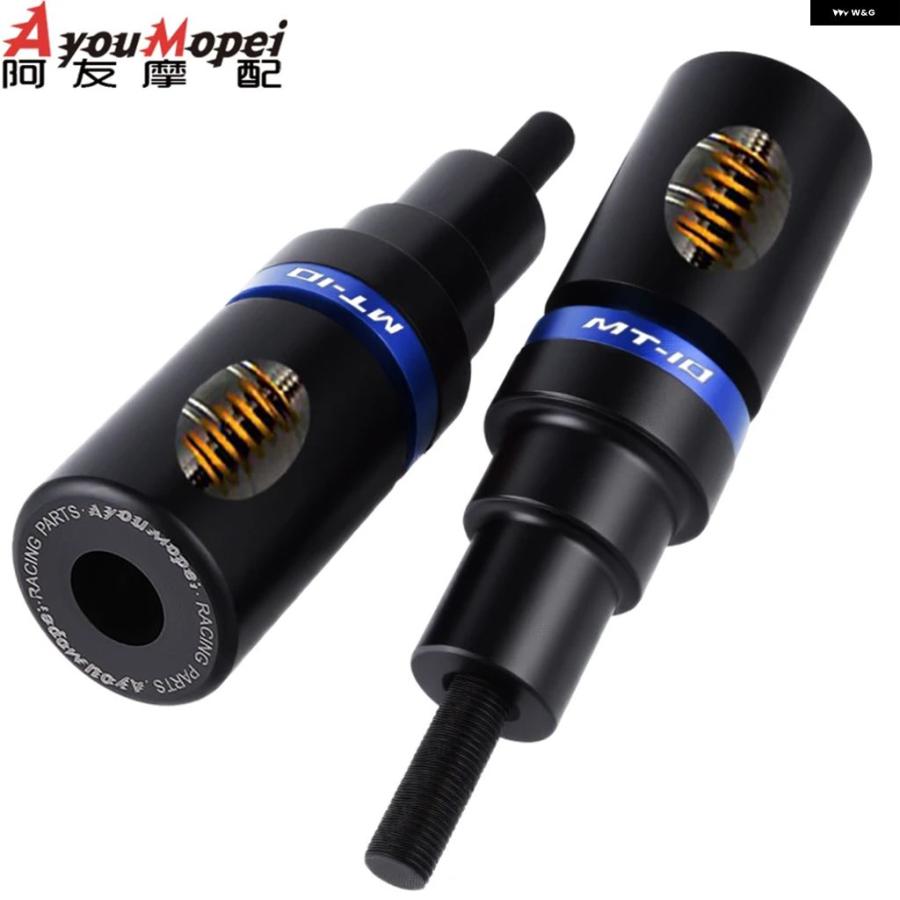 並行輸入品MT07 フレーム アンチ クラッシュ プロテクター スライダー ヤマハ MT10 MT-10 FZ-10 2016-2025 オートバイ バイク エンジン クラッシュ パッの画像