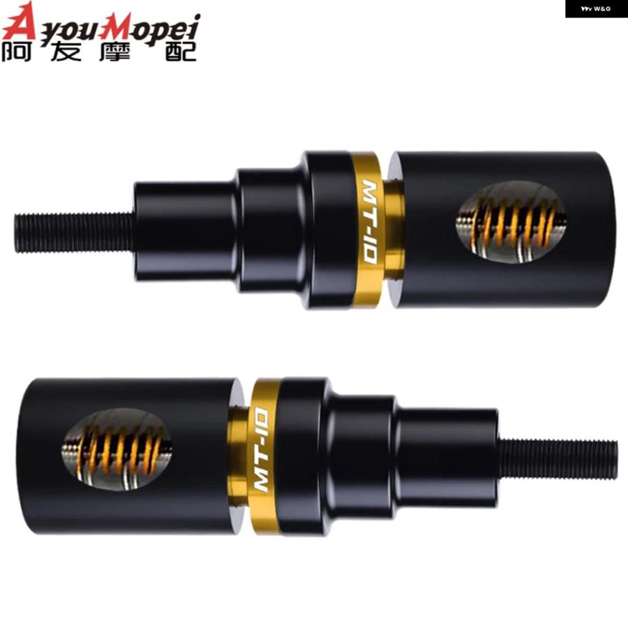 並行輸入品MT07 フレーム アンチ クラッシュ プロテクター スライダー ヤマハ MT10 MT-10 FZ-10 2016-2025 オートバイ バイク エンジン クラッシュ パッの画像