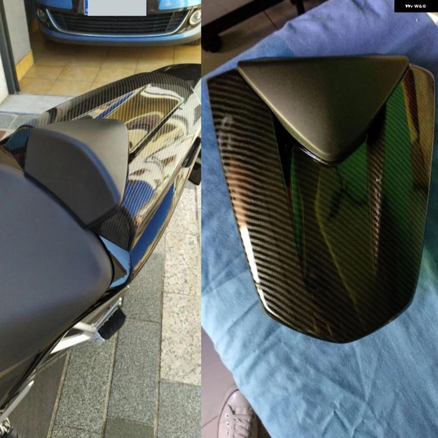 並行輸入品オートバイ バイク パッセンジャー リア フェアリング シートカウルカバー 2019-22 ホンダ CB500F CBR500R CBR F R レッド ブラック カーボン_10