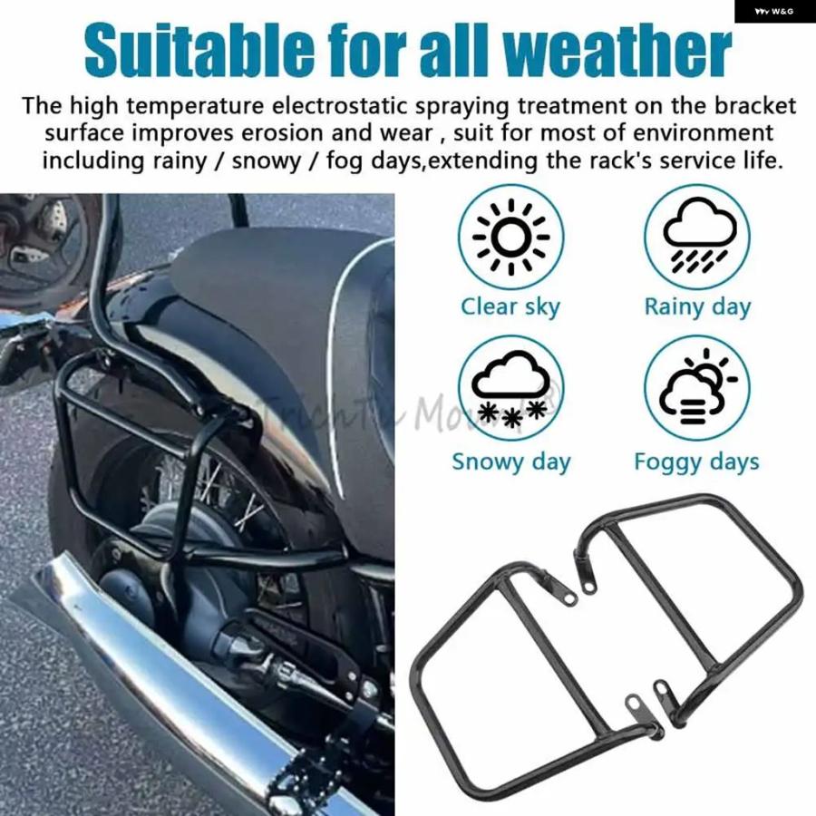 並行輸入品オートバイ バイク サイドバッグ フレーム サドルバッグ