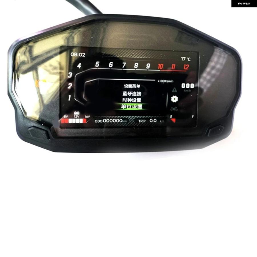 並行輸入品AD オートバイ バイク ダッシュボード タコメーター LCD デジタル 12000RPM スピード メーター 2-4 シリンダー オドメーターの画像