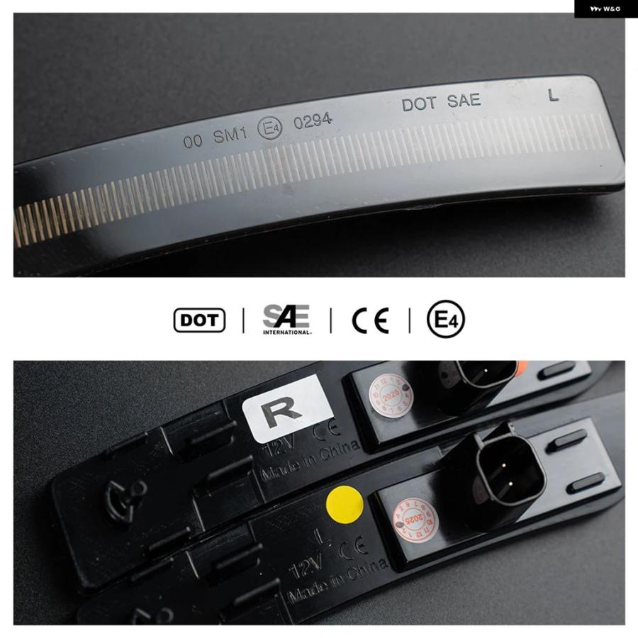 並行輸入品2024 2025+ フォード マスタング S650 フェンダー サイド マーカーライト ウィンカーライト リア バンパー アクセサリーキット 専用 USAモデの画像
