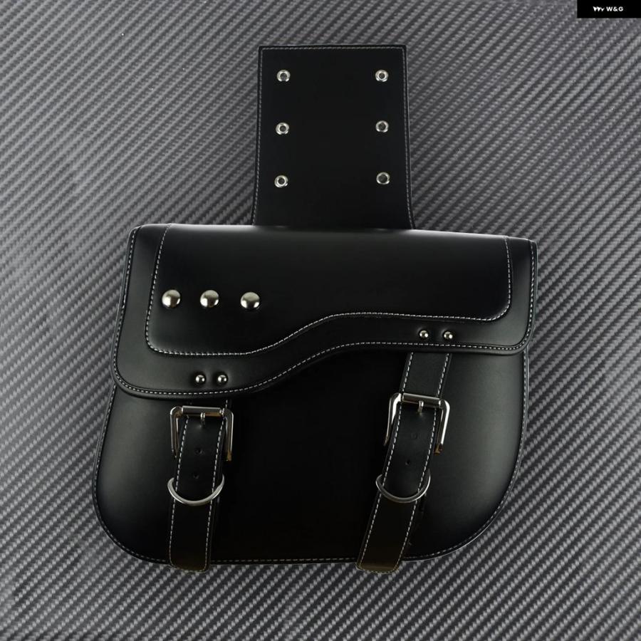 並行輸入品オートバイ バイク ツールサイドバッグ 30L サドルバッグ 収納 バッグ 合成皮革 防水 ハーレー スポーツスター XL ダイナ バルカン_3