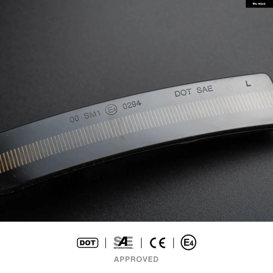 並行輸入品4PCS 2024 2025+ フォード マスタング S650 フロントリアフェンダー サイド マーカーライト ウィンカーライト アクセサリーキットの画像
