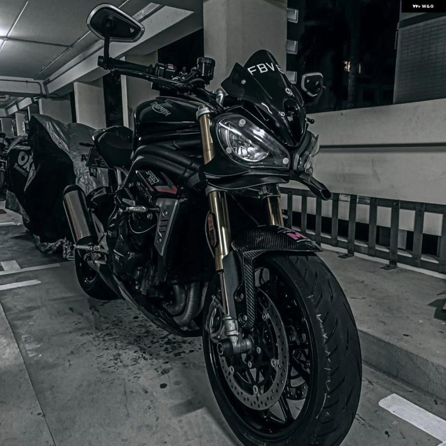 並行輸入品フェアリング フロントリップ トライアンフ SPEED TRIPLE