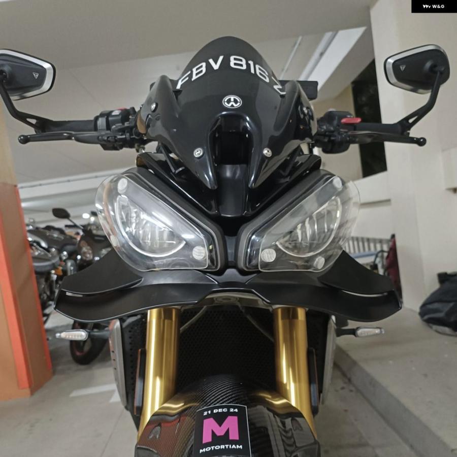 For 2025 スピードトリプル フェアリングキット サイドフェアリング 並行輸入品フェアリング フロントリップ トライアンフ SPEED TRIPLE