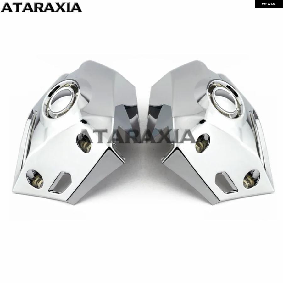 並行輸入品オートバイ バイク クロームロアカウルカバー フォグランプ カバー サイド フェアリング カバー ホンダ ゴールドウイング 1800 GL1800 2018 2の画像