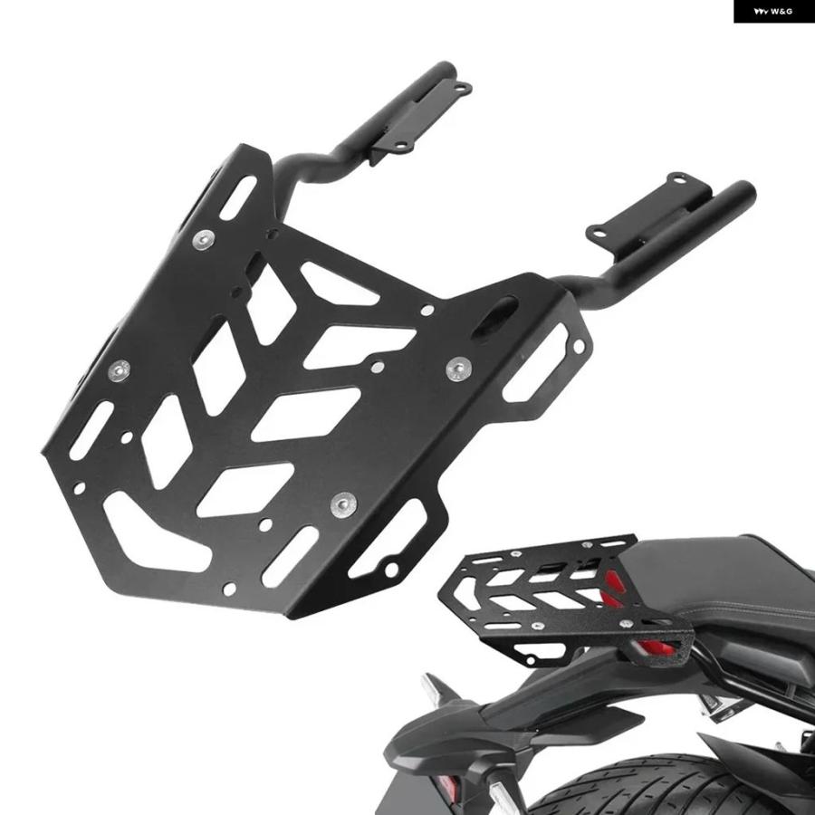 並行輸入品ホンダ CB650R CBR650R リアラゲッジラック カーゴ キャリア シェルフ CB 2019 2020 オートバイ バイク リアパッセンジャー グリップ バーの画像
