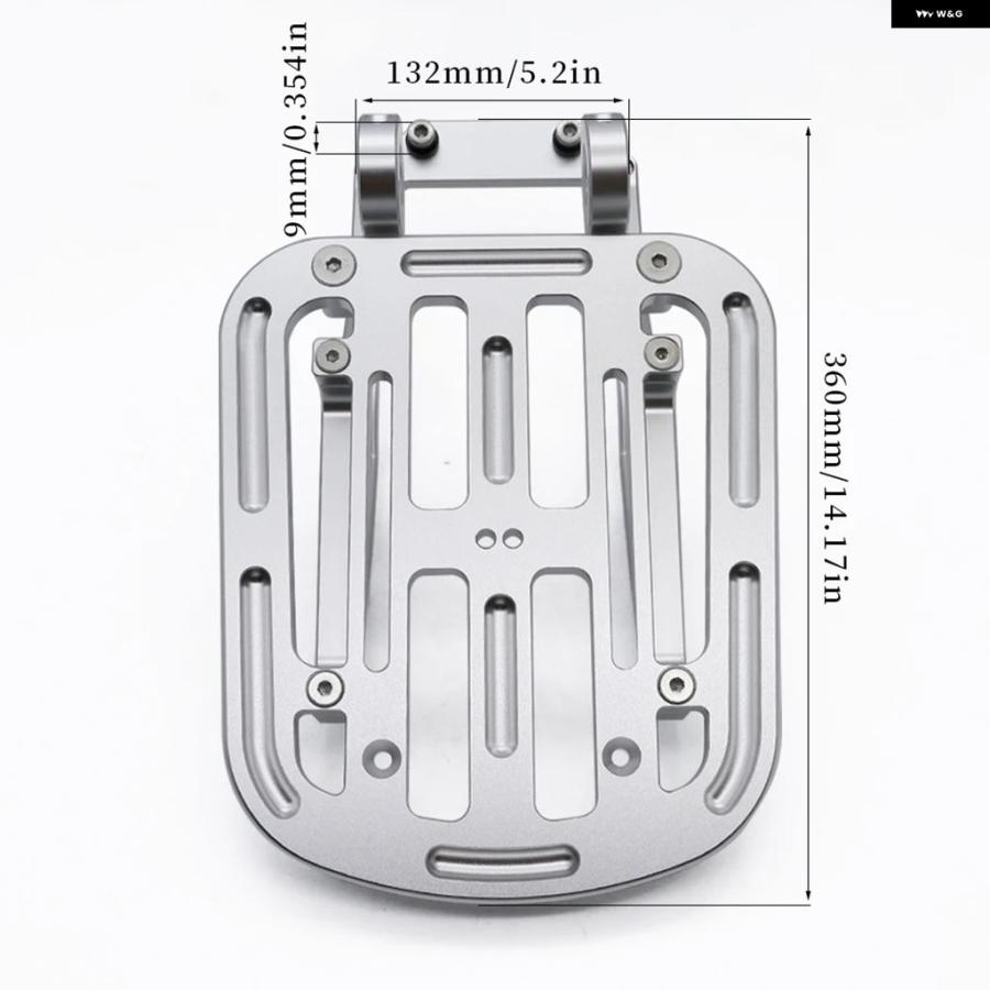並行輸入品ホンダ DAX125 DAX 125 ST125 2022 - 2025 CNCアルミリアラック ボックス バッグ キャリア キャリア アクセサリー_4