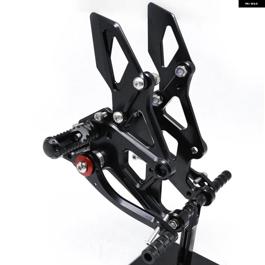 並行輸入品2023 2024 ヤマハ 5 YZF-R15 YZFR15 V3 V4 2018-22 CNC リアセット フットペグ フットレスト リアセット フットペグ ペダル_3