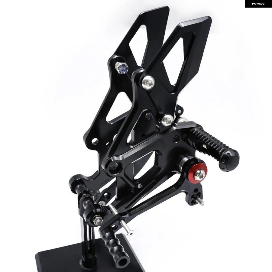 並行輸入品2023 2024 ヤマハ 5 YZF-R15 YZFR15 V3 V4 2018-22 CNC リアセット フットペグ フットレスト リアセット フットペグ ペダル_4