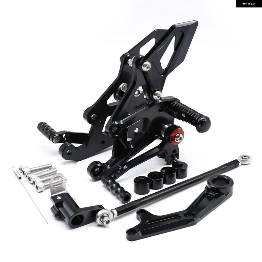 並行輸入品2023 2024 ヤマハ 5 YZF-R15 YZFR15 V3 V4 2018-22 CNC リアセット フットペグ フットレスト リアセット フットペグ ペダル_6