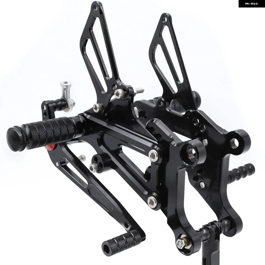 並行輸入品V2.0 バージョン CNC オートバイ バイク フットペグ リアセット フットペグ フットレスト リアセット ペダル アプリリア RS125 2T RS 125 200