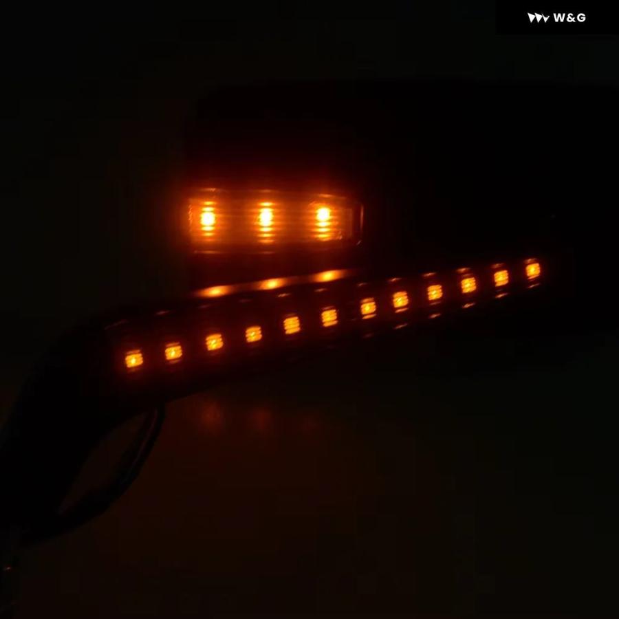 並行輸入品M10/M8 10MM オートバイ バイク LED ウィンカー ランニングライト サイドバックミラー ホンダ ストリート ネイキッド クルーザーの画像