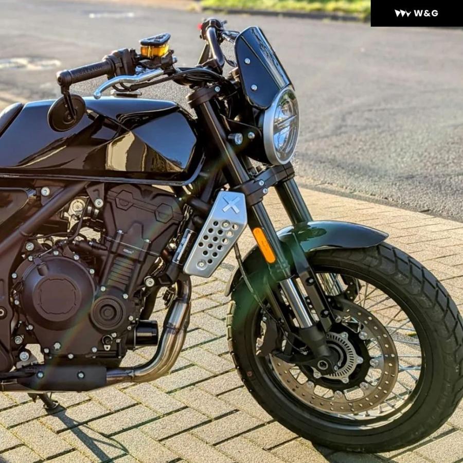 並行輸入品BRIXTON CROSSFIRE 500 X XC 500X 125 LC 125LC アクセサリー レトロ ウィンドスクリーン ウィンドシールド ウィンドスクリーン デフレクターの画像