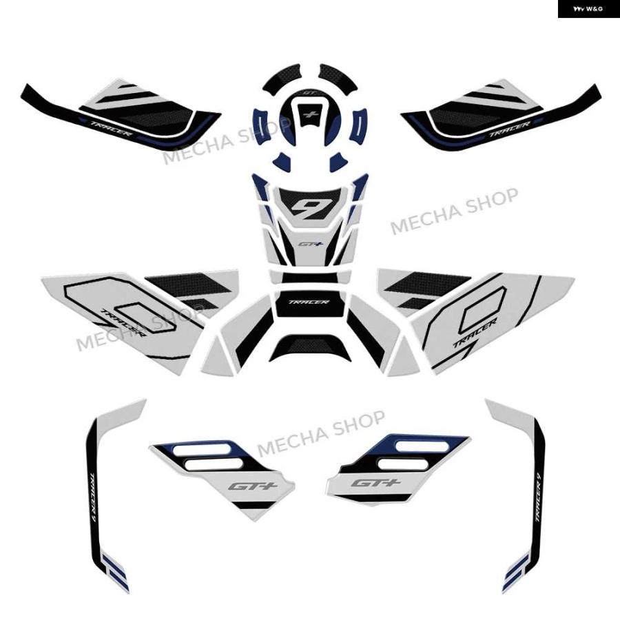 並行輸入品2025 TRACER 9GT オートバイ バイク アクセサリー 3D