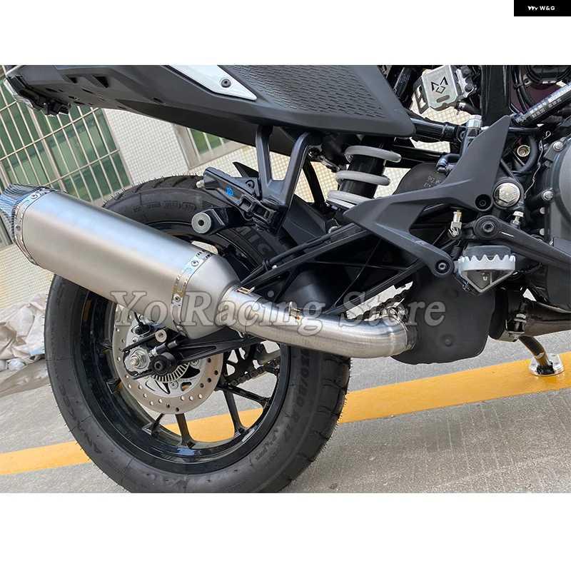 並行輸入品スリップオン KTM DUKE 125 200 250 390 アドベンチャー KTM125 2020 - 2023 ADV オートバイ バイク 排気エスケープ ミッドリンク パイプ マ