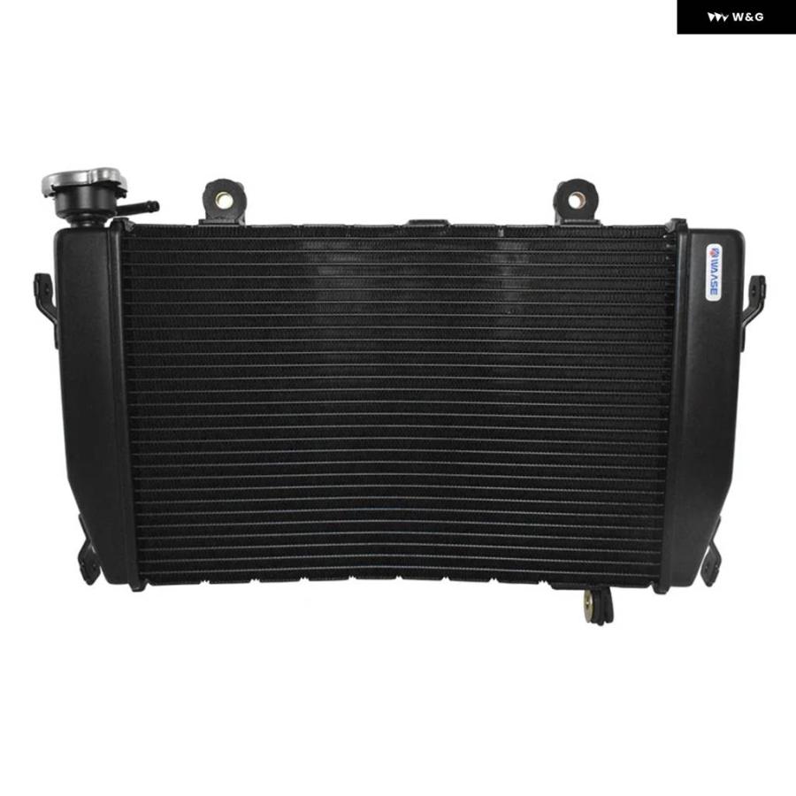 並行輸入品ブラック オートバイ 交換用 エンジン ラジエーター ウォータークーラー モーター冷却 アプリリア RS457 RS 457 2024 2025の画像