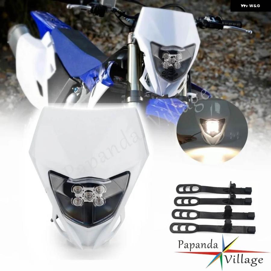 並行輸入品LED DIRT BIKE ENDURO ヘッドライト フロントライト フロントライト ヤマハ WR TTR YZ WR250 WR450 YZ125 YZ250 R F