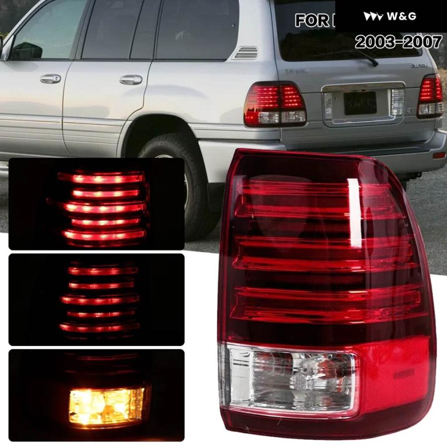 左/右側テールランプ レクサス LX470 UZJ100 2003-07 リア テール