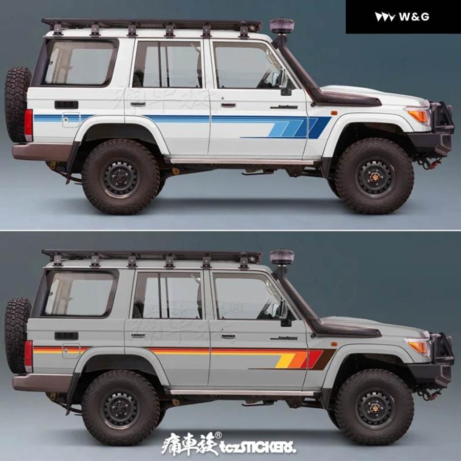 車 ステッカー トヨタ ランドクルーザー LC70 LC76 LC79 LC8 カスタム