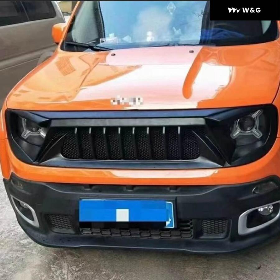 Jeep レネゲード bu フロントグリル Jeep レネゲード bu フロントグリル グリル Fits ジープ