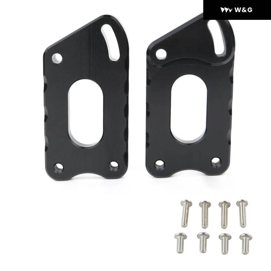 カワサキ KLR650 2022 2023 2024 オートバイ バイク アクセサリー ウインドシールドライザー アダプター ウインドスクリーン マウント ブラケットの画像