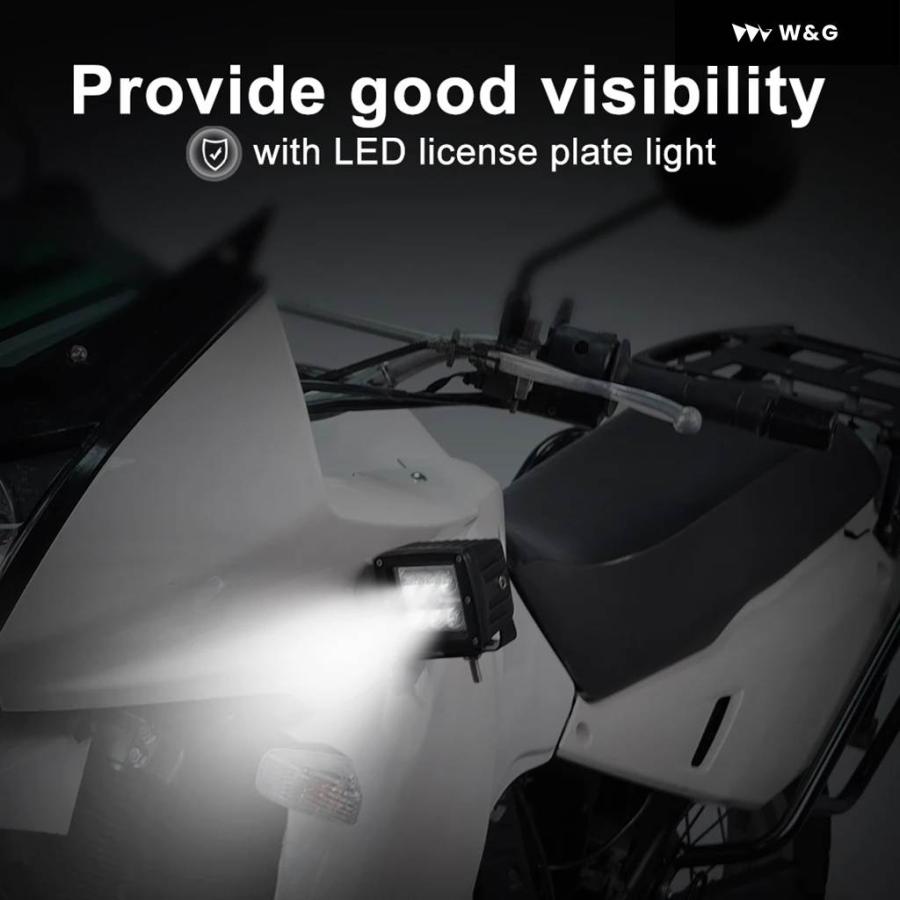 カワサキ 2008-2018 KLR650 オートバイ バイク CNC 補助ライト ブラケット ランプ マウント ライト ブラケットの画像