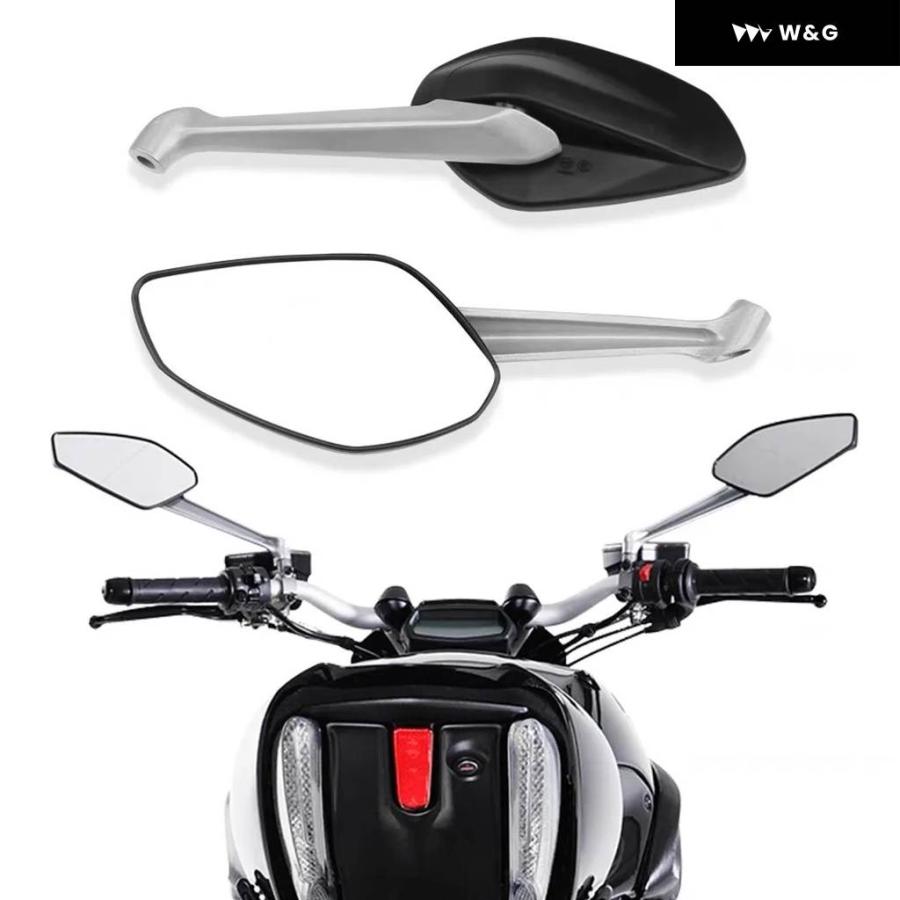 ドゥカティ ストリートファイター V4 バイク用バックミラーLED ドゥカティ ストリートファイター V2 V4 V4S オートバイ バイク バック