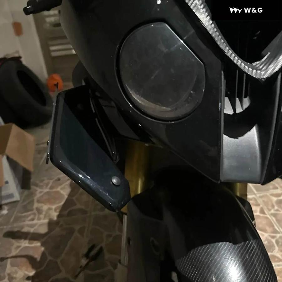 BMW S1000RR ( 2025+ ) Carbon Fiber Part and Fairings ハイドロディップカーボンファイバー仕上げアッパーフロントノーズヘッドライトカバーフェアリング BMW S1000RR 2015-20