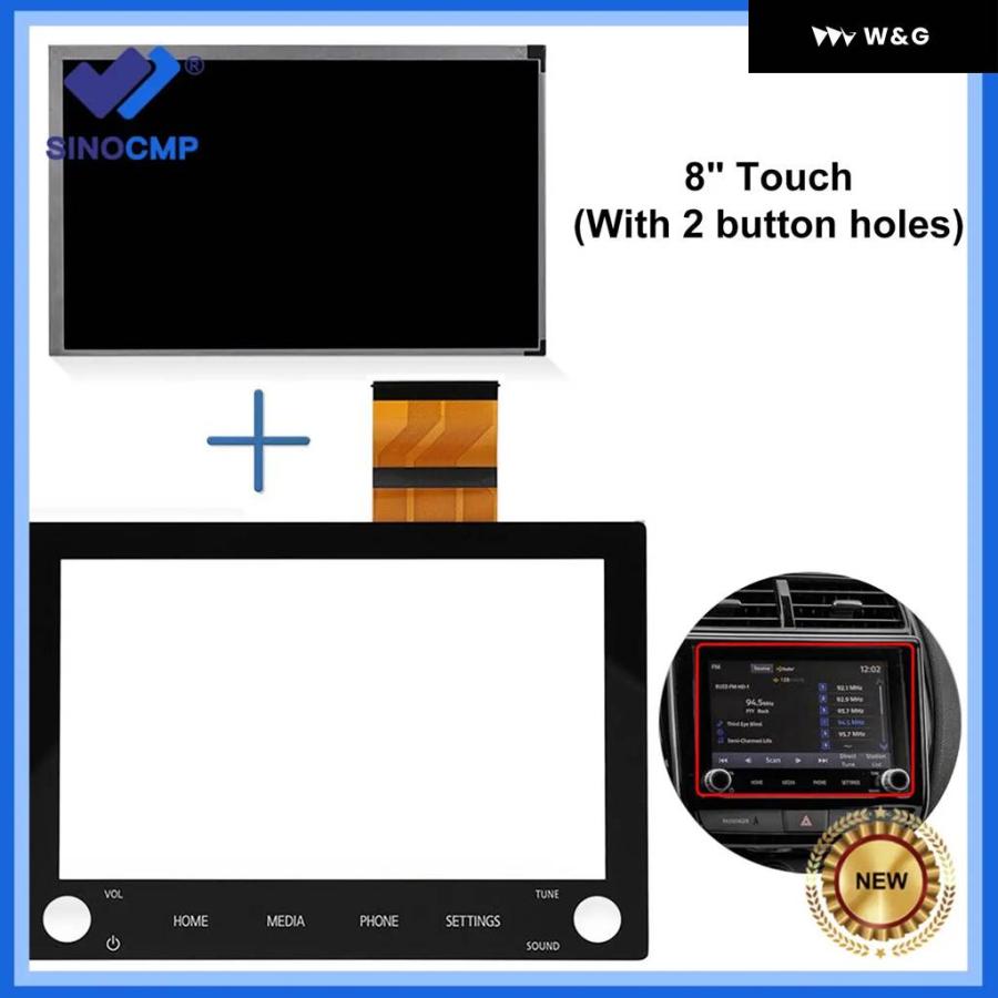 並行輸入品1個 8インチ LCD モニター タッチスクリーン 2ノブ 8740A130