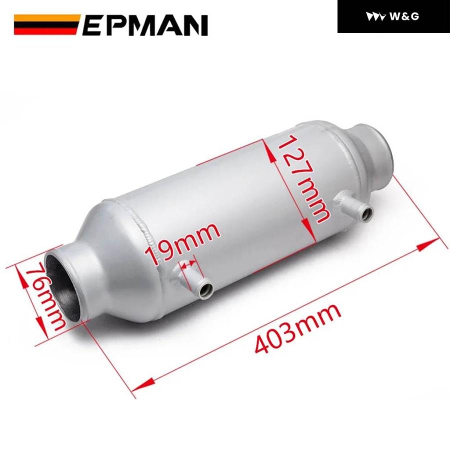 並行輸入品】汎用 水冷式エアインタークーラー バレルクーラー 5