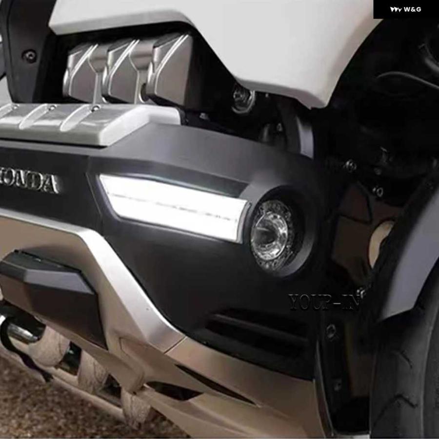 並行輸入品ゴールドウイング オートバイ バイク LED フォグランプ サイド補助灯 LED ウィンカー 装飾 灯 ホンダ ゴールドウイング GL1800 2018-2022_4