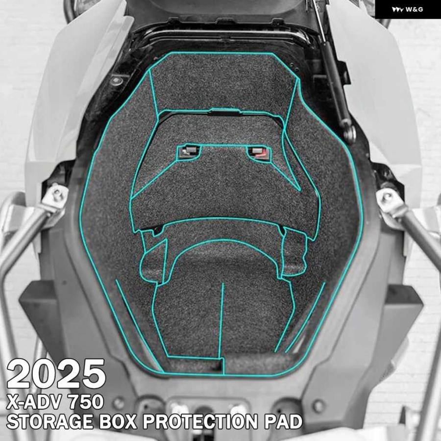 並行輸入品2025 X-ADV 750 アクセサリー オートバイ バイク ボックス