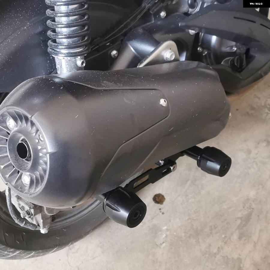 並行輸入品アプリリア SRGT200 SR GT 200 GT 2022 2023 オートバイ アクセサリー マフラー 排気 スライダー クラッシュ パッド 転倒防止 プロテクターの画像