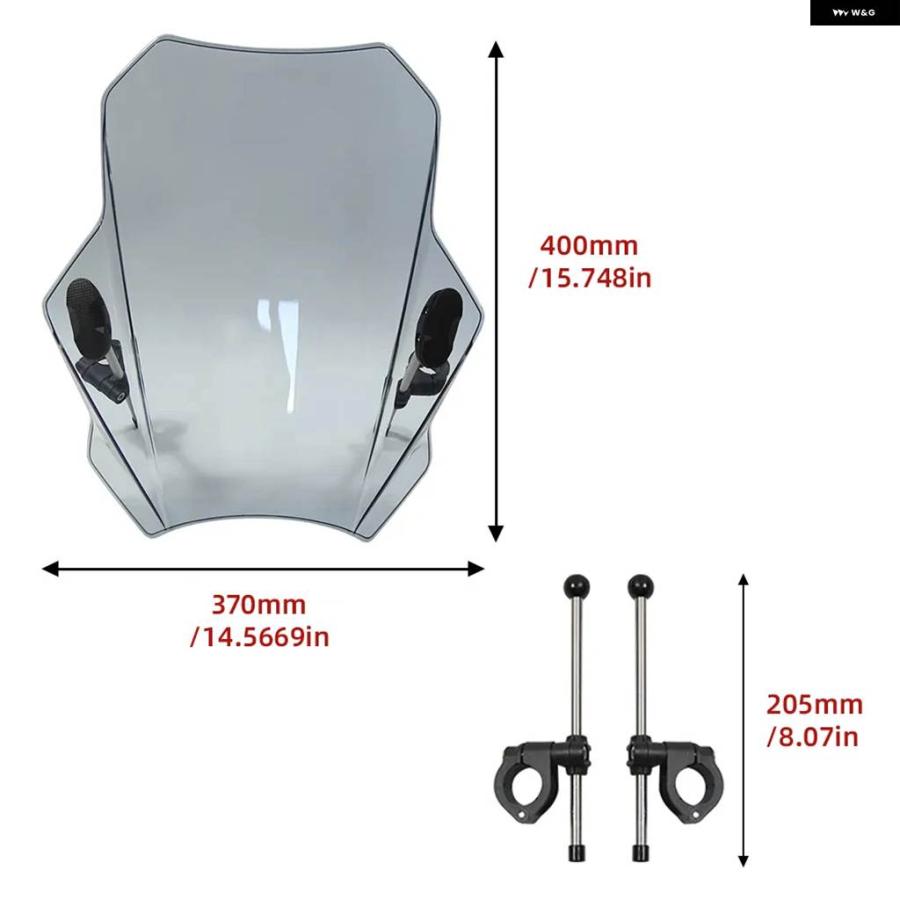 並行輸入品ホンダ GROM GROM125 MSX125 バイク アクセサリー ウインドスクリーン GROM ウインドシールド ウインドデフレクター_5