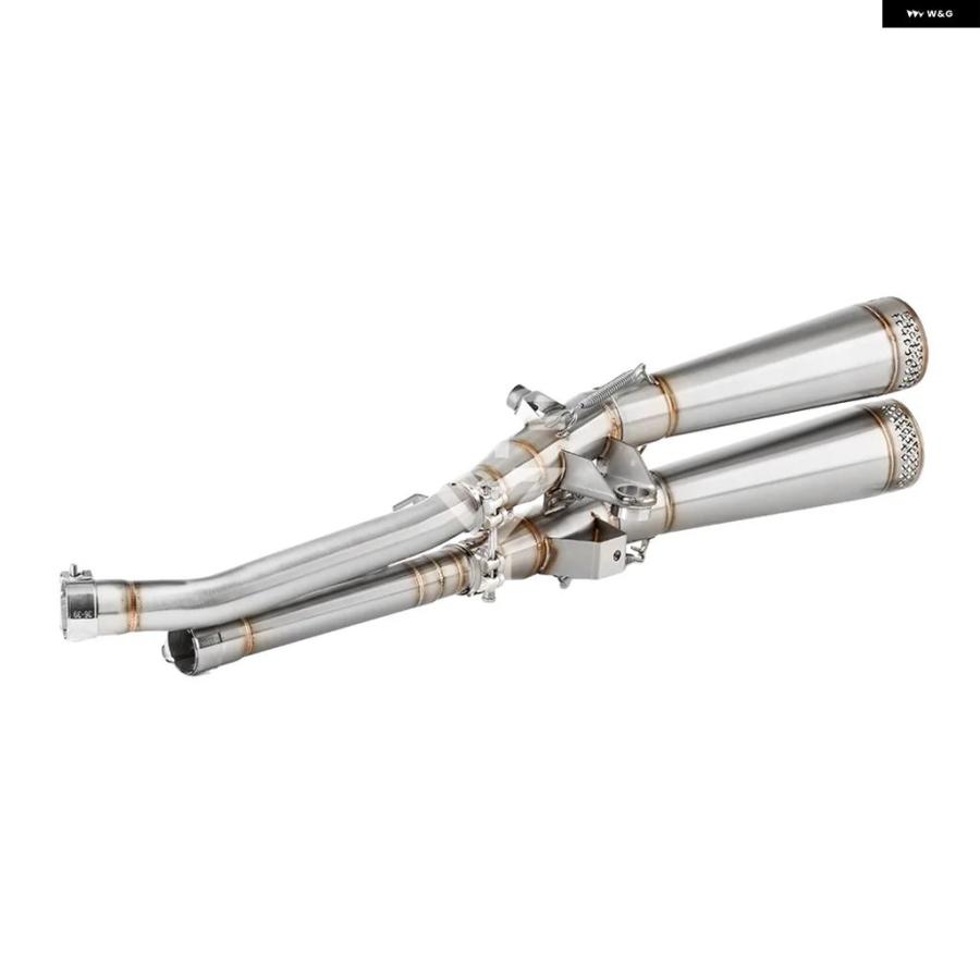 ブランド登録なし - 並行輸入品 トライアンフ スクランブラー 1200 2019 2020 スクランブラー1200 逃げ失せる スリップオン 自動二輪車 エキゾースト えり巻き 配管 繋がり 配管 シ