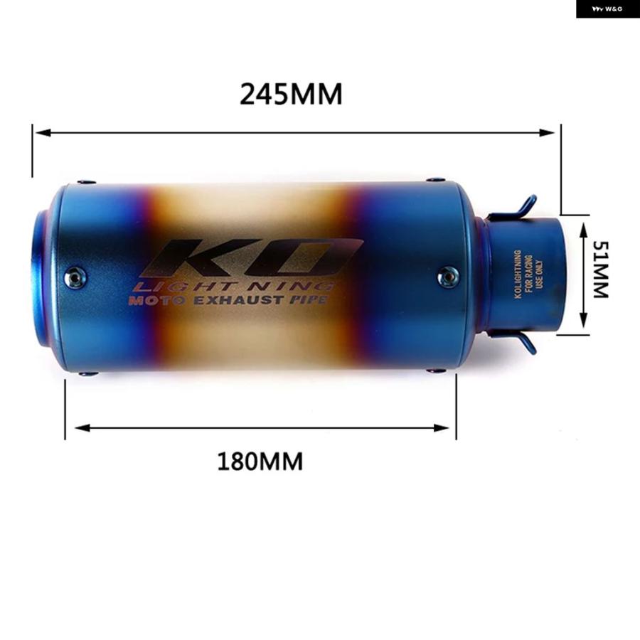 ブランド登録なし - 並行輸入品 ホンダ CBR1000RR 2017-2019 スリップオンエキゾーストセット 自動二輪車 ミッドリンク 配管 51MMえり巻き逃げ失せる DB殺害者 ラウンド手当て