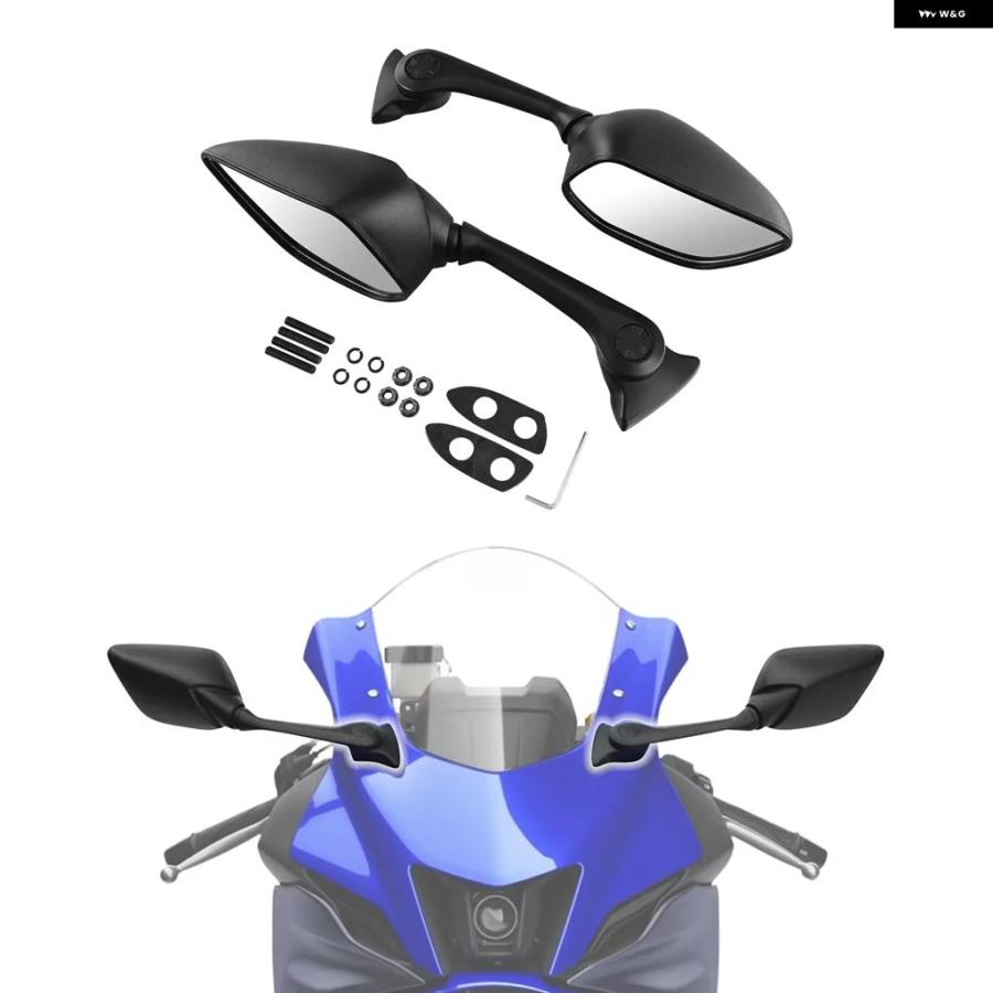 ブランド登録なし - 並行輸入品 ヤマハ YZF-R7 YZFR7 YZF R7 2022-2025 2023 用 自動二輪車 バックミラー