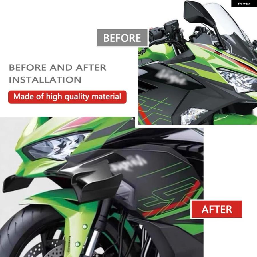 並行輸入品 ZX-4R ZX-4RR ZX-25R 2020-2024 サイドウイング サイド